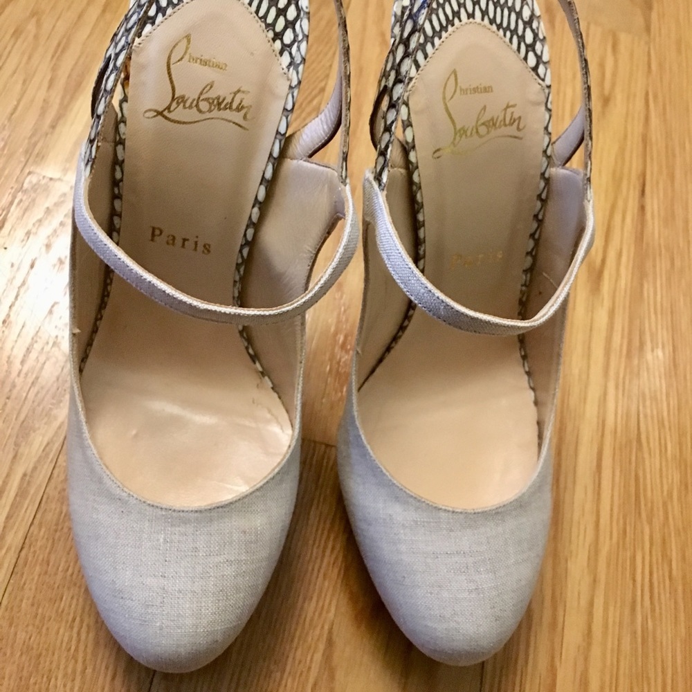 Christian Louboutin Fine Brettele Sling Back 140